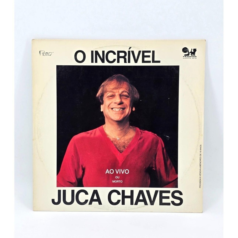JUCA CHAVES: O incrivel SDRUWS Records 1983 LP Vinyl VG+